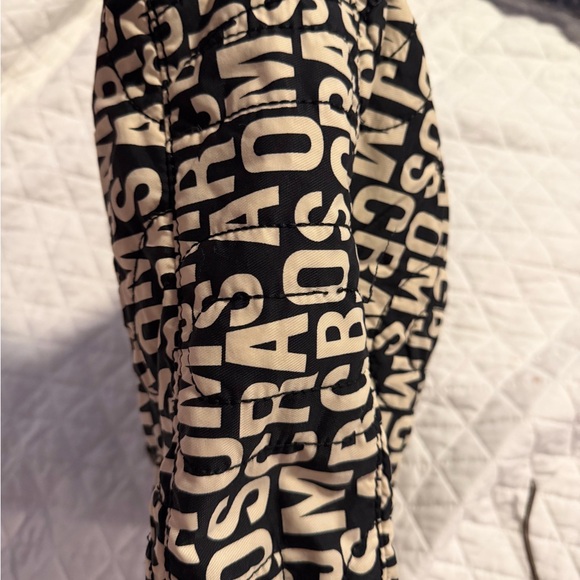 Marc Jacobs Monogram Black and Cream Tote GUC - Picture 7 of 9